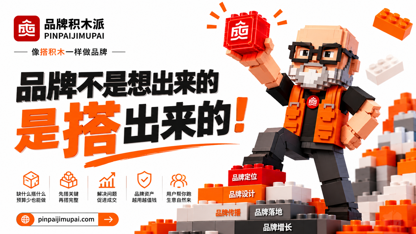 品牌不是想出来的，是搭出来的 - 品牌积木派
